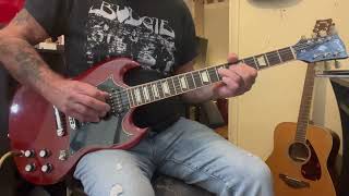 Budgie Napoleon Bona Part 1 and 2 Guitar Cover