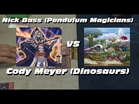 Nick Bass (Pendulum Magician) Vs. Cody Meyer (Dinosaurs) - Plus One Gaming Feature Match