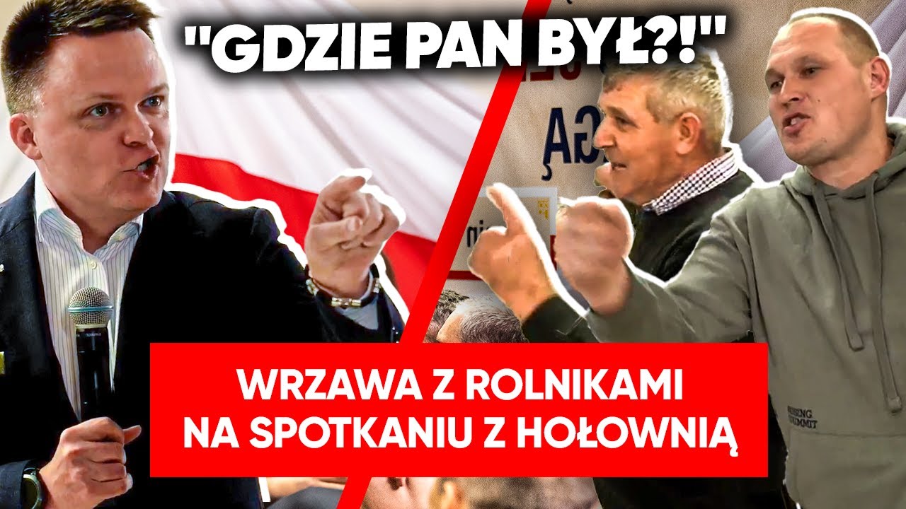 Wściekli rolnicy przyszli do Hołowni. "Pan kłamie!". Spotkanie wymknęło się spod kontroli