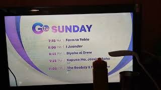 GTV - Sunday Schedule (Part 2) (February 4, 2024)