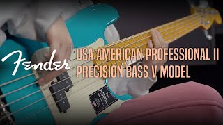 Video thumbnail for Fender USA American Pro II Precision Bass V Model Demo - ‘Indifferent’ by Bassist 한지원 (Jiwon Han) by Music Force Official