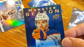 Second last Hobby box for the 2023-24 Upper Deck Series 2 hockey cards, McDavid and another POE!