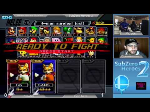 SubZero Heroes 2: Melee Singles - Winners Quarters - DrewNG vs ERG | Ryan Ford