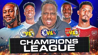 Download lagu Champions League LIVE: Man City vs Real Madrid | Arsenal vs Bayer Leverkusen |Chelsea vs PSG mp3