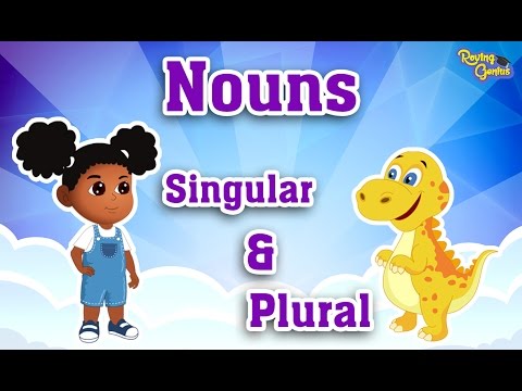 Singular & Plural Nouns by Adding S | English Grammar For Kids with Elvis | Grade 1 | #8