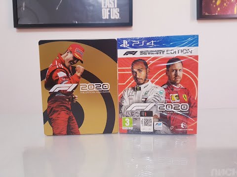 Formula 1 2020 Seventy Steelbook Edition Ps4 unboxing