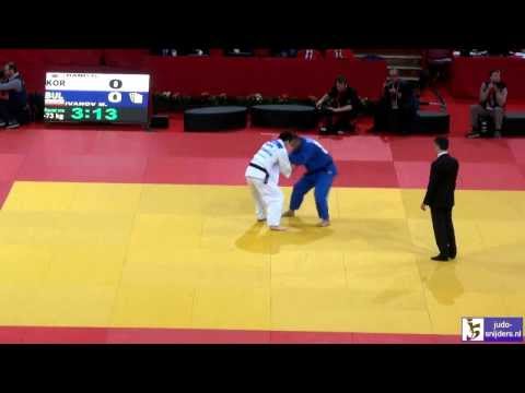 Judo 2014 Grand Slam Paris: Bang (KOR) - Ivanov (BUL) [-73kg]