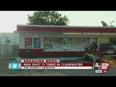 Arrest made after man shot 17 times in Clearwater