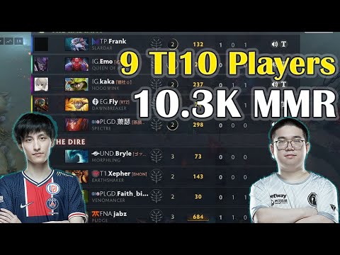 Emo & Ame CRUSHED a 10.3K MMR Game w/ 9 TI10 Players!