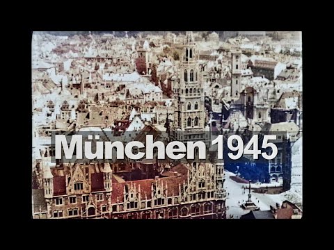 München - Munich 1945 - colorized - koloriert