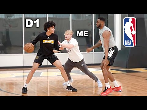 I Took On Pro & D1 Hoopers! (5v5 Basketball)