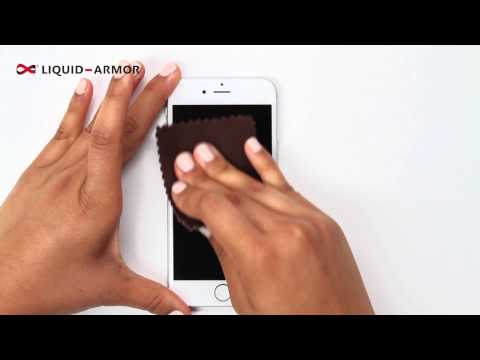 How to Apply for LIQUID-ARMOR Plus Screen Protector Single Wipe Convenience Kit