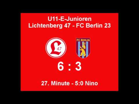 Spielszenen Lichtenberg 47 (U11) - FC Berlin 23 (U11)