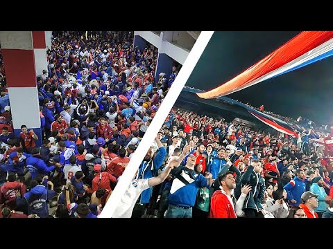 Nacional vs Estudiantes TODA LA FIESTA  - HINCHADA NACIONAL