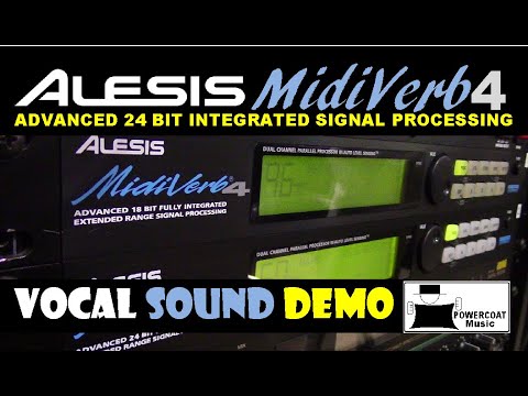 Alesis MIDIVerb 4 Signal Processor: Vocal Sound Demo