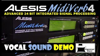 Video thumbnail for Alesis MIDIVerb 4 Signal Processor: Vocal Sound Demo by Powercoat Music