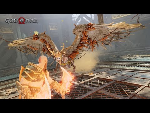 God of War - Rota Valkyrie Boss Fight | GMGOW | No Damage