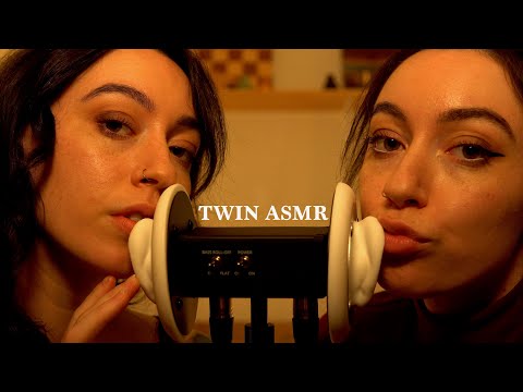 ASMR | Twins Inaudibly Whispering in Your Ears