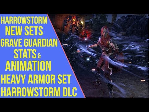 ESO Harrowstorm New Sets - Grave Guardian Stats & Animation - Harrowstorm PTS