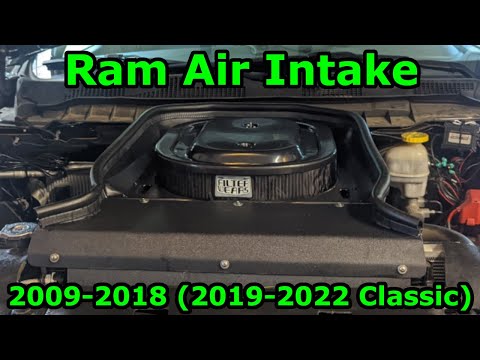 Ram Vararam Air Grabber Intake Install | Cold Air Intake | 2009-2018 (2019-2022 Classic)