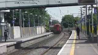 preview picture of video 'IR Loco 224+MK3's + IR Loco 081+taras @ Howth Junction'