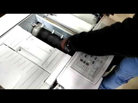 How to set master in Riso KZ30 duplicator