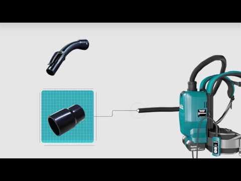 Makita DCL180Z Akumuliatorinis dulkių siurblys 18 V Li-ion, Be akumuliatorių ir kroviklio! video