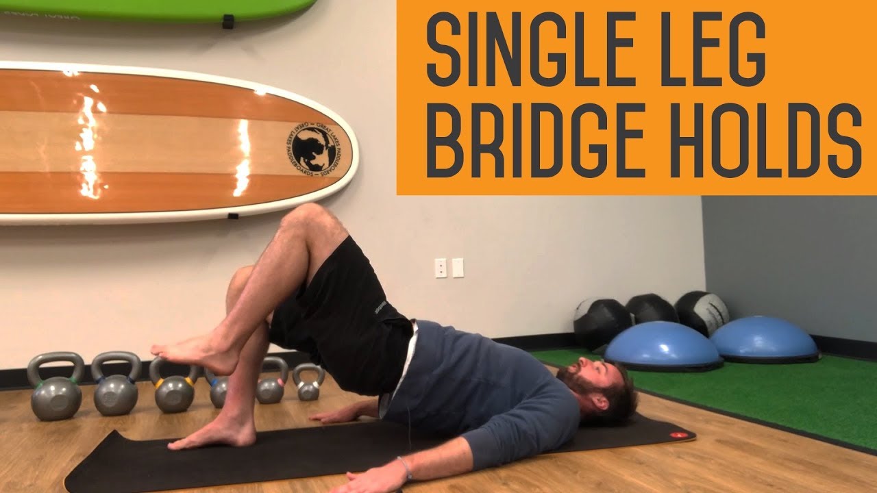 How To Perform The Glute Bridge March | Glute Bridge Progressions - YouTube