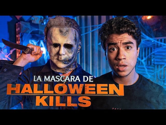 Vídeo relacionado con Ntwdby Máscara de Michael Myers con Cuchillo de Juguete, Máscara de látex de Michael Myers para Halloween, Máscaras Faciales de Halloween Carnaval Horror Cosplay Disfraz