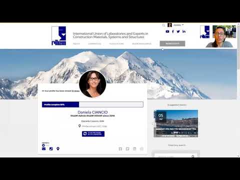 How to use your RILEM credentials