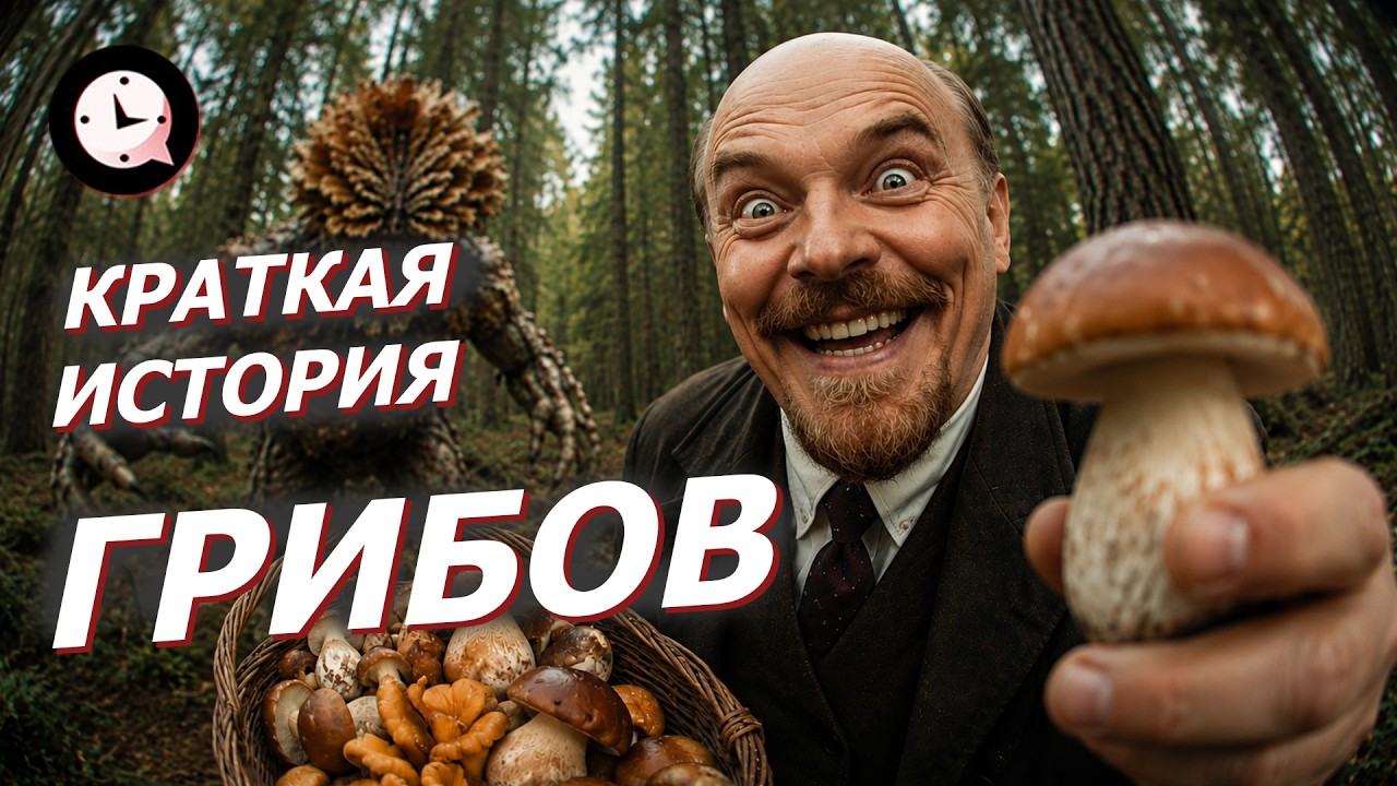 Краткая история ГРИБОВ: Ленин, зомби и самый большой гриб