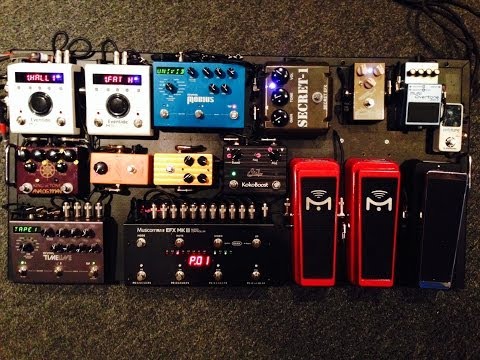 Pete Thorn's Pedalboard 2014 Part 1