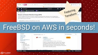 Can we install FreeBSD on AWS in under a minute?