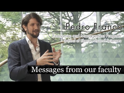 【Messages from our faculty】School of Liberal Arts and Sciences / Economics and Management Program