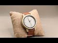 Video: Reloj de madera Bamboo Sense - Unisex