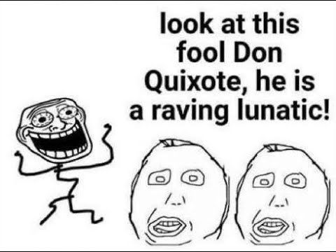 he is insane and unreasonable, he is unfit to dwell among us