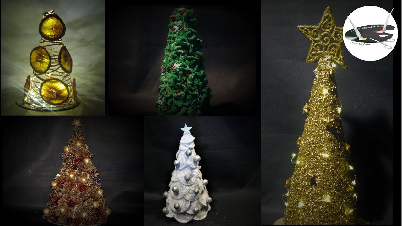 5 prostych pomysłów na choinki - Pomysły plastyczne dla każdego