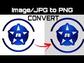 How To Convert Image Into PNG Logo Convert JPEG JPG To PNG Format In Mobile PixelLab Tutorial