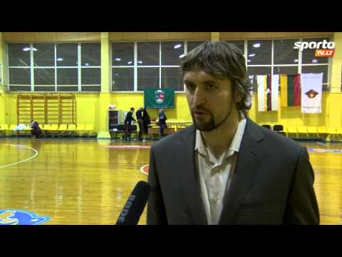 SportoTV.lt: G.Vileita: Tikiuosi jauni žaidėjai atkrintamosiose rungtynėse neišsigąs varžovų