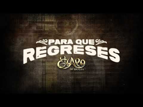 El Chapo De Sinaloa - Para Que Regreses (Video Lyric)