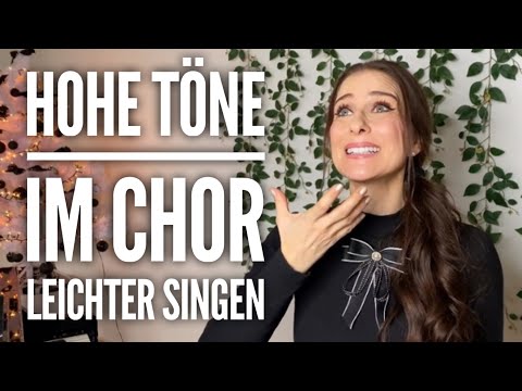 Hohe Töne ohne Anstrengung im Chor singen  - Praktische Tipps