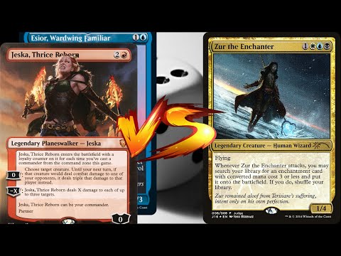 Esior Jeska VS Zur - MTG EDH Duel Commander