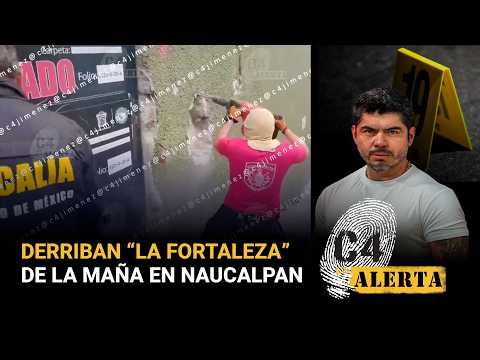 ¡Rompieron las paredes! Aseguran 'La Fortaleza', predio blindado para vender droga en Naucalpan