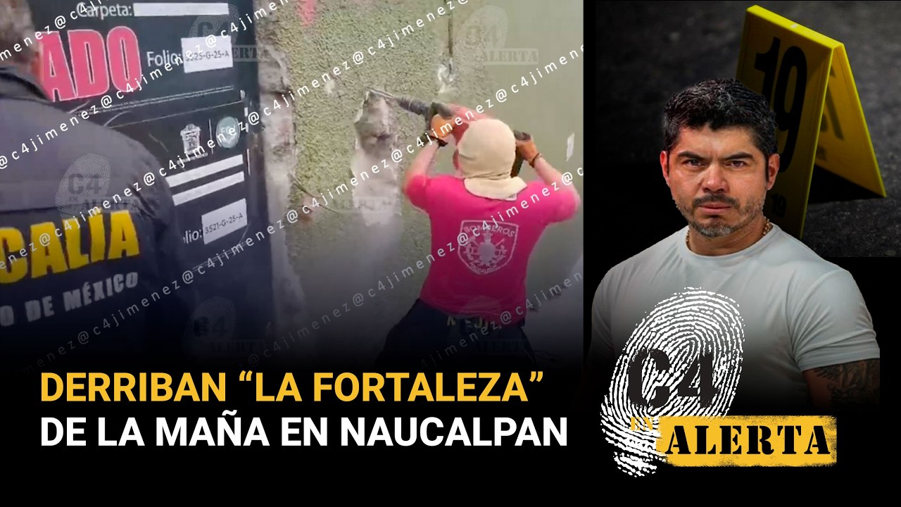 ¡Rompieron las paredes! Aseguran 'La Fortaleza', predio blindado para vender droga en Naucalpan