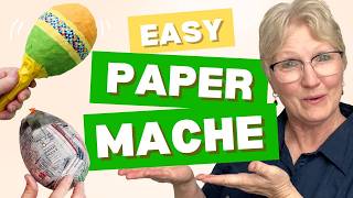 How to Make Paper Mache Paste - 3 Easy DIY Projects for Kids (Beginner Tutorial)