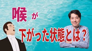 【レッスン107】喉が下がった状態とはどんな状態なのか？間違ったイメージとは？
