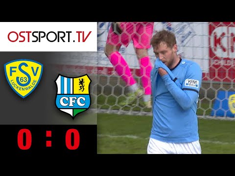 Doppelt-Alu-Pech und Unterzahl - FSV trotzt CFC: Luckenwalde - Chemnitz 0:0 | Regionalliga Nordost