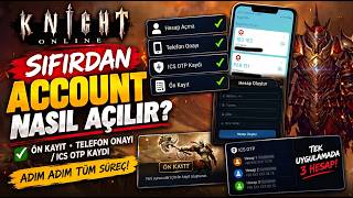 KNIGHT ONLINE SIFIRDAN HESAP AÇMA VE YENİ OTP+ KURMA REHBERİ!📱ADIM ADIM DETAYLI 