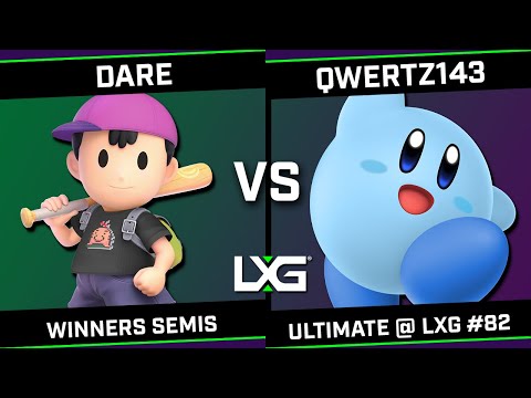 Dare (Ness) vs qwertz143 (Kirby) - Smash Ultimate @ LXG 82
