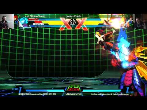 APEX 2013   UMvC3 LF   coL FilipinoChamp VS JRosa
